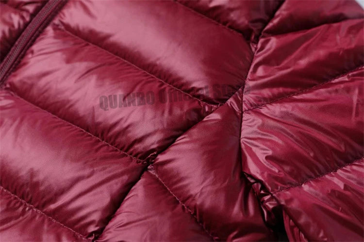 Ultra Lightweight Packable Long Puffer Jacket