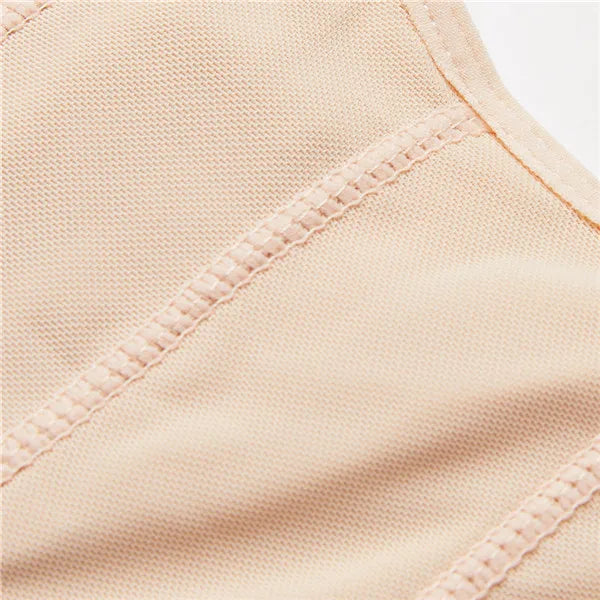 Zip Waist Lace Slimming Shaper Bodysuit
