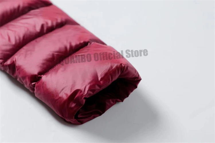 Ultra Lightweight Packable Long Puffer Jacket