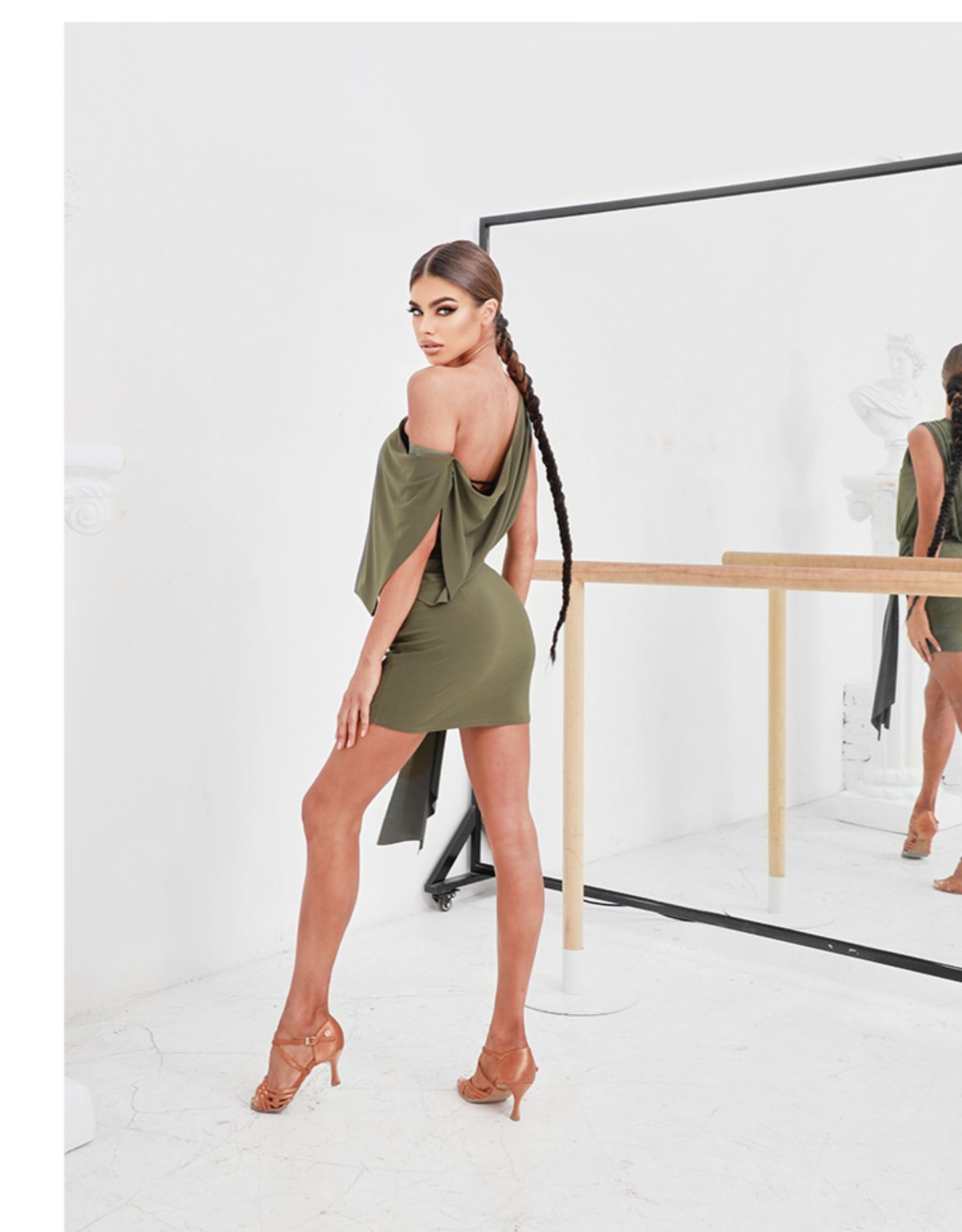 Zym Shoulder Strap Sheath Loose Dress