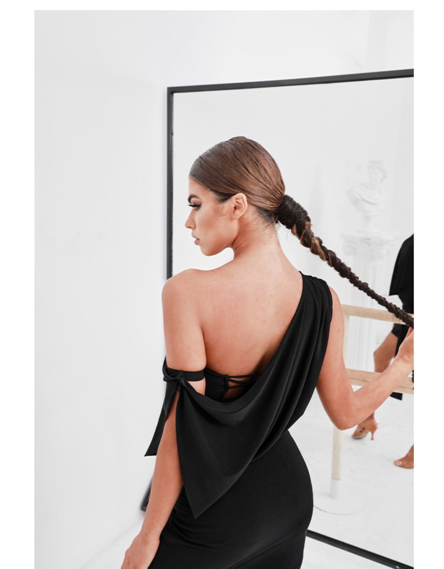 Zym Shoulder Strap Sheath Loose Dress