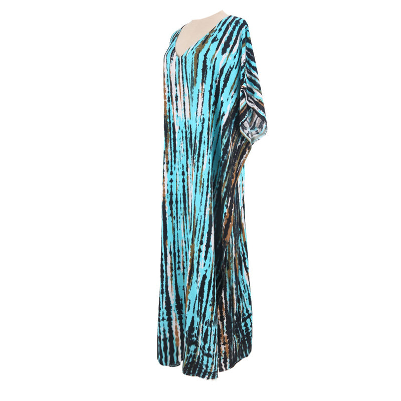 2025 New Arrival Dali Tie-Dye Cover-Ups Dress