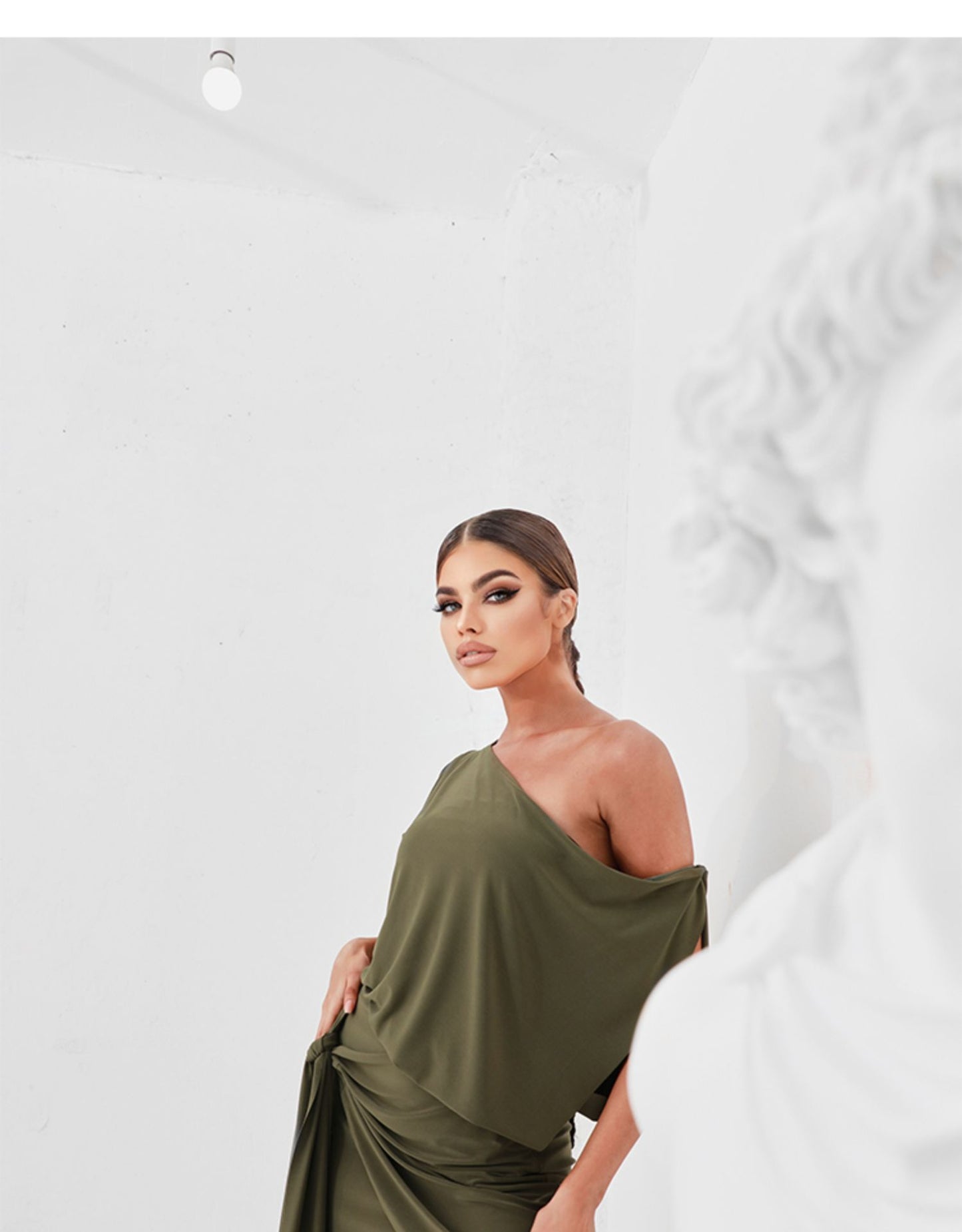 Zym Shoulder Strap Sheath Loose Dress