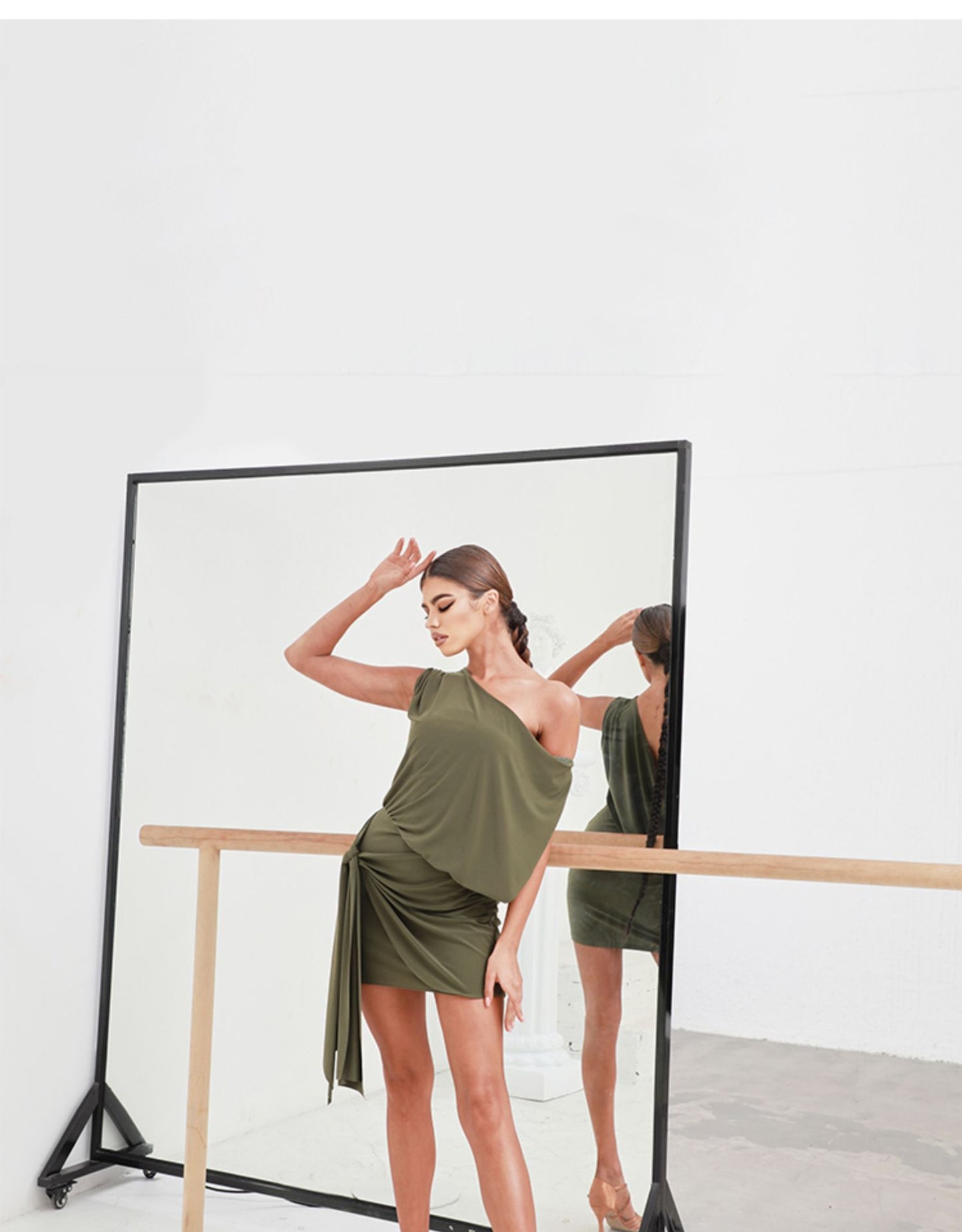 Zym Shoulder Strap Sheath Loose Dress