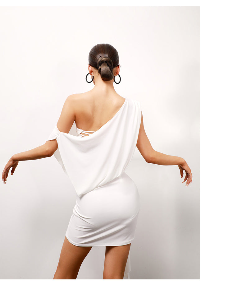 Zym Shoulder Strap Sheath Loose Dress