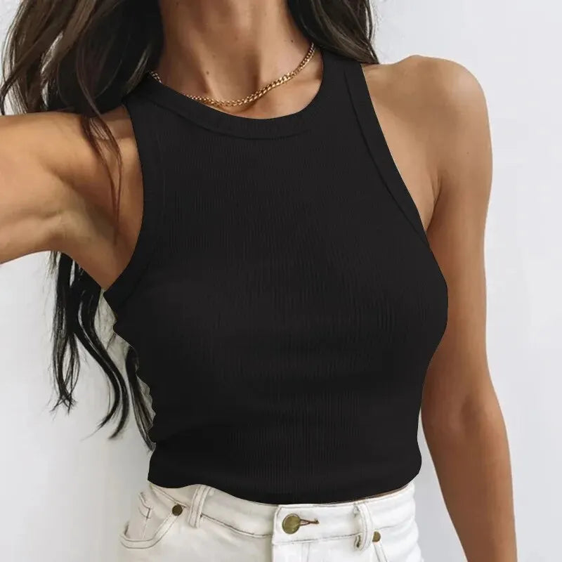 O-Neck Casual Sport Vest Women's Tank Top