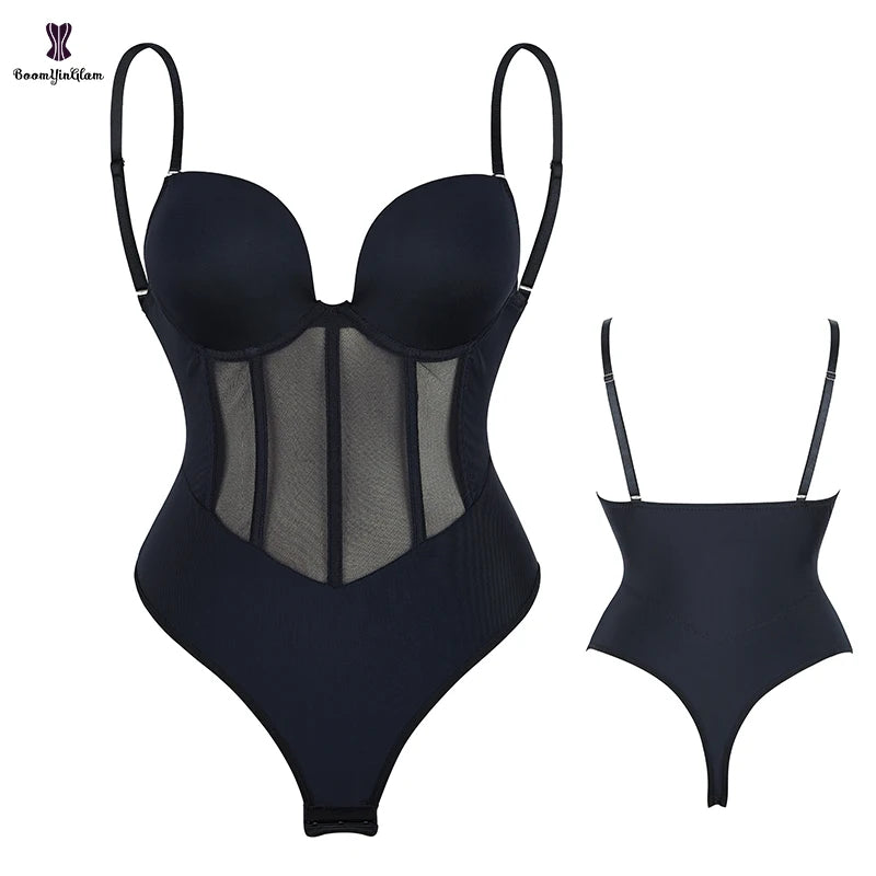 Plastic Bones Seamless Strap Bodysuit