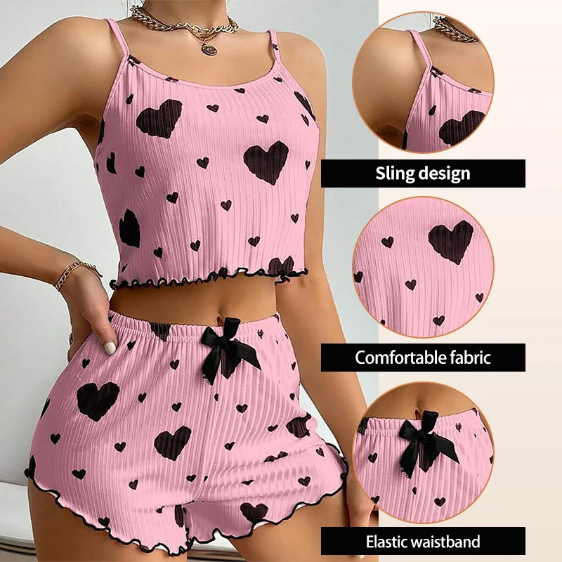 Women's Pajamas Set Sleepwear Tank Tops