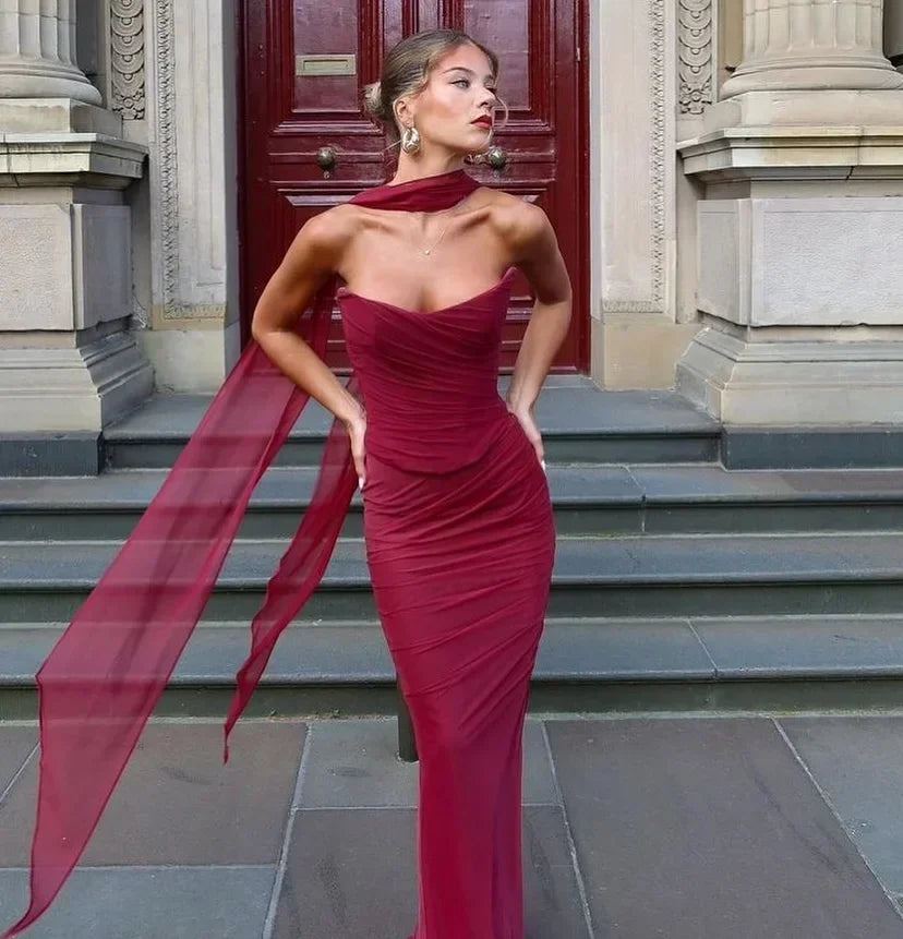 Suninheart Elegant Women 2 Piece Dress Set