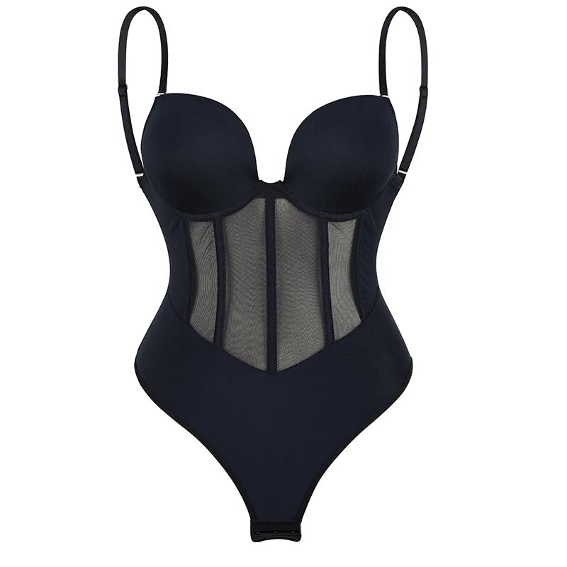Plastic Bones Seamless Strap Bodysuit