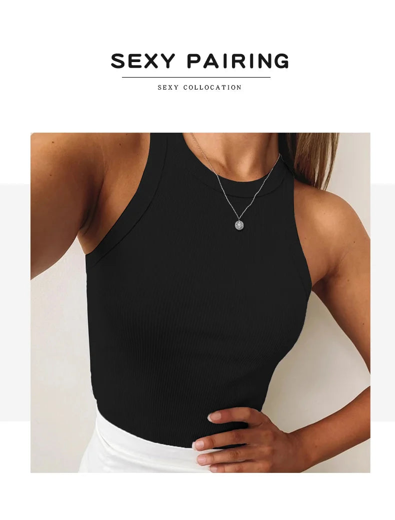 O-Neck Casual Sport Vest Women's Tank Top