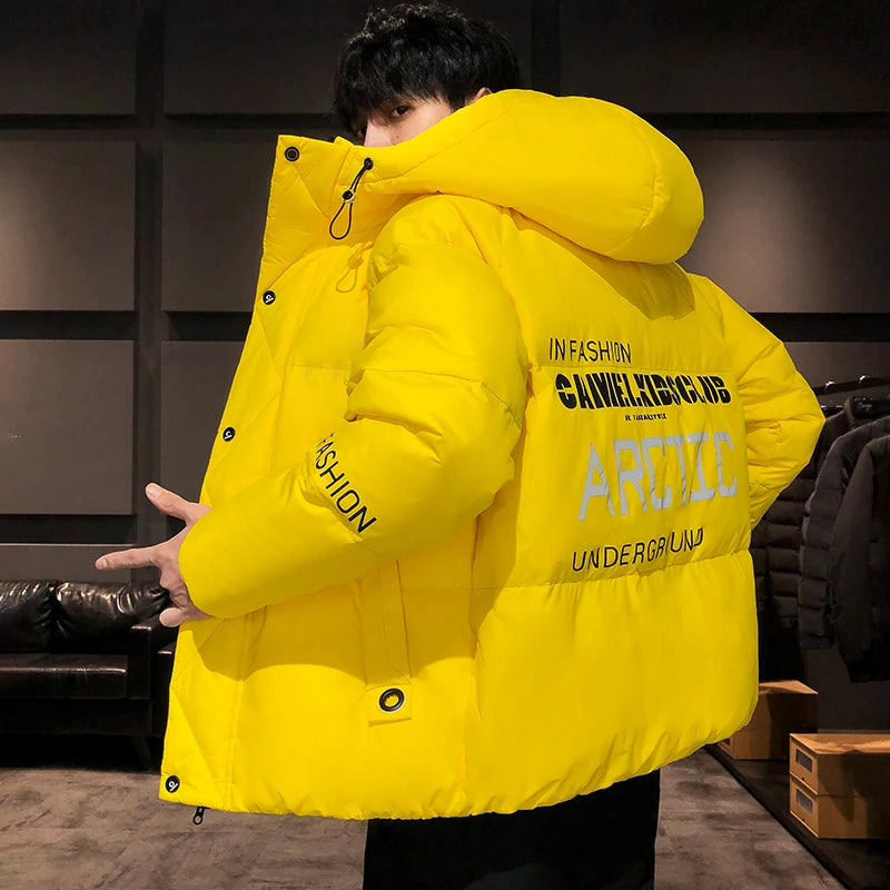 Men's Colorful Bubble Coat Winter Puffer Jackets