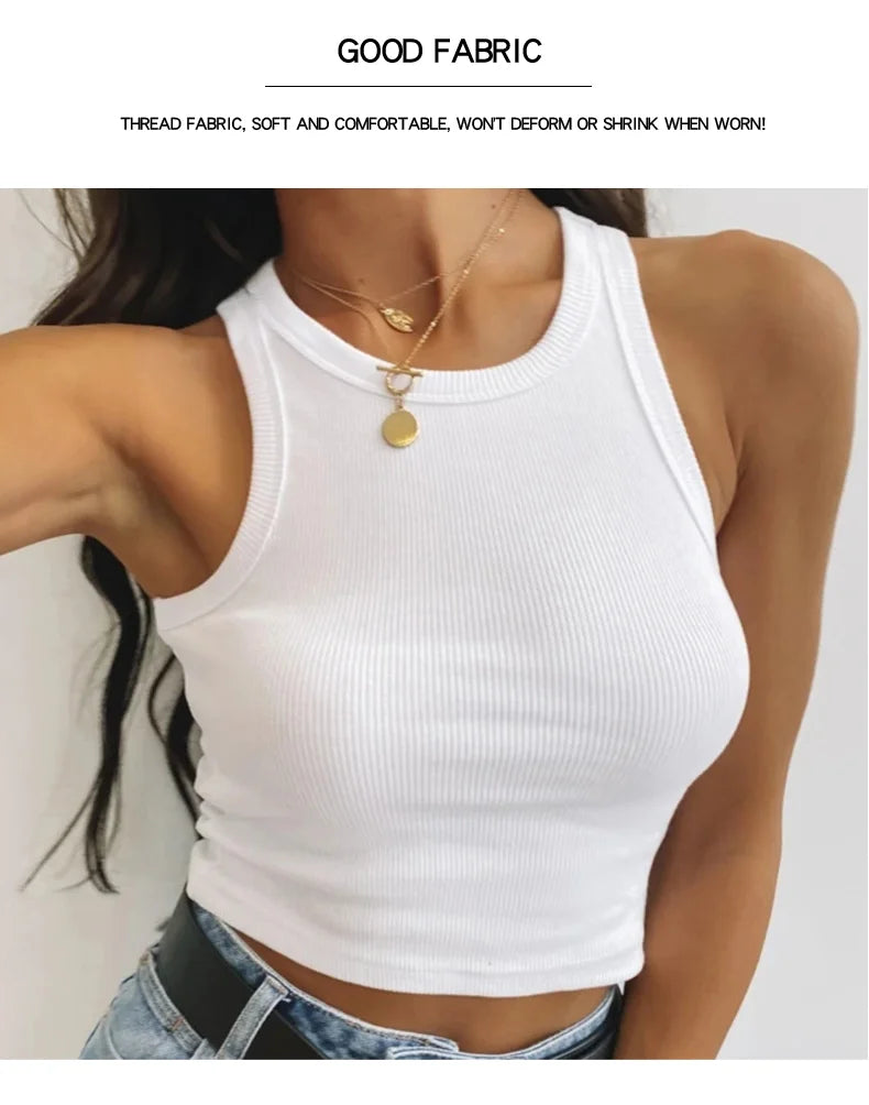 O-Neck Casual Sport Vest Women's Tank Top
