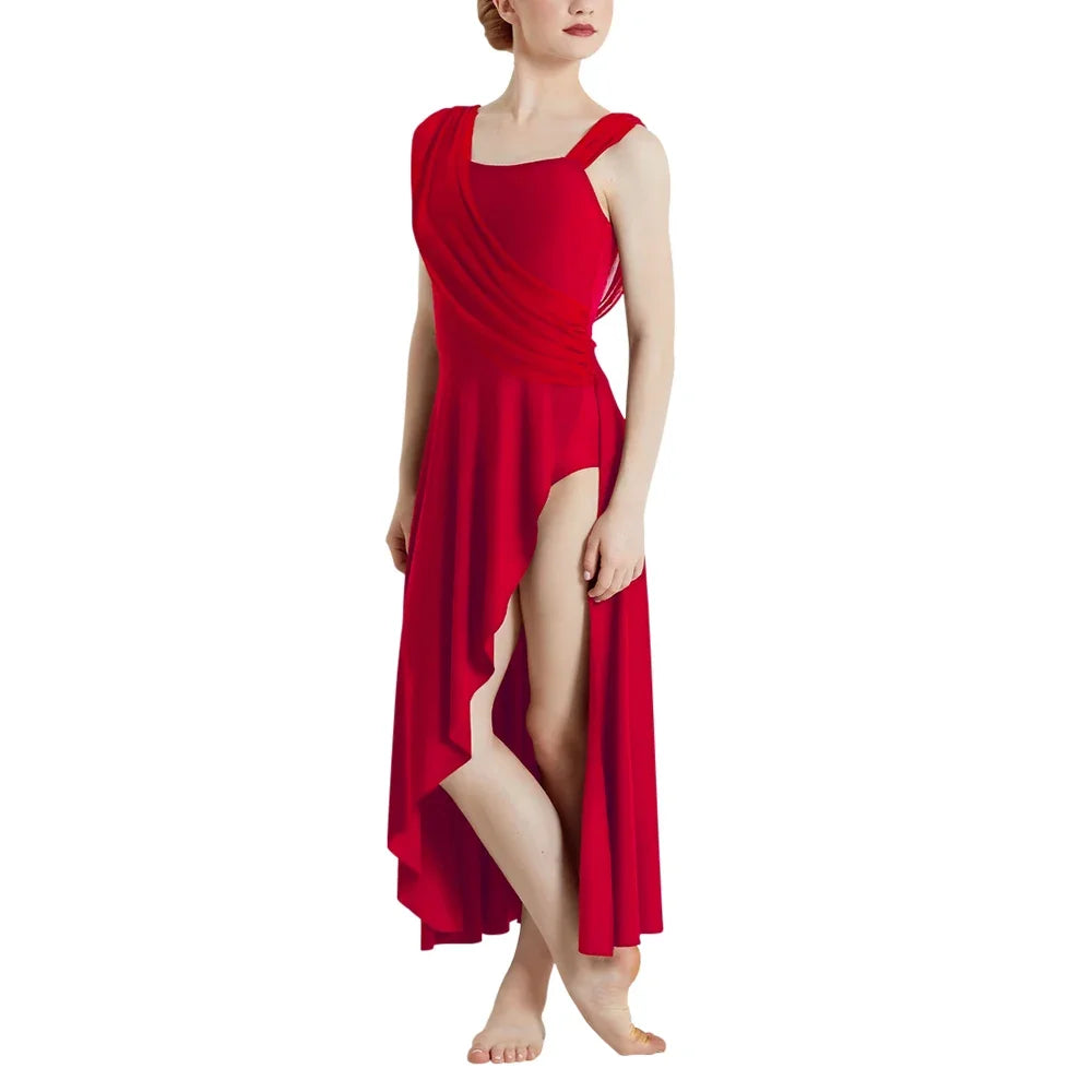 Ballroom Dance Asymmetrical Woman’s Dresses