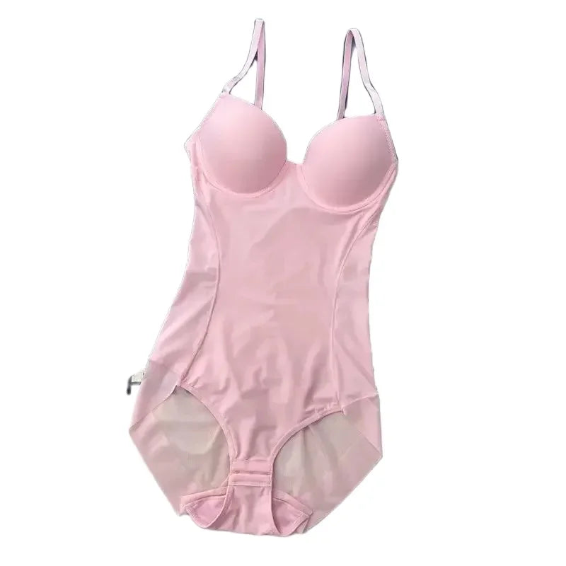 Underwire Pink Bodysuit For Women