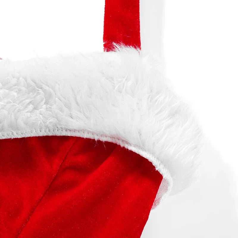 Mrs Claus Costume Sleeveless Jumpsuit