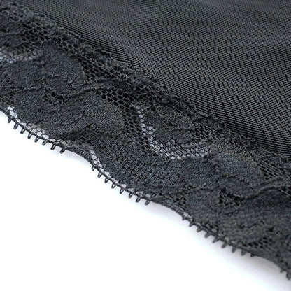 Zip Waist Lace Slimming Shaper Bodysuit