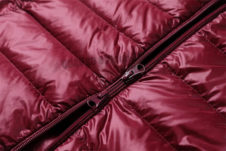 Ultra Lightweight Packable Long Puffer Jacket