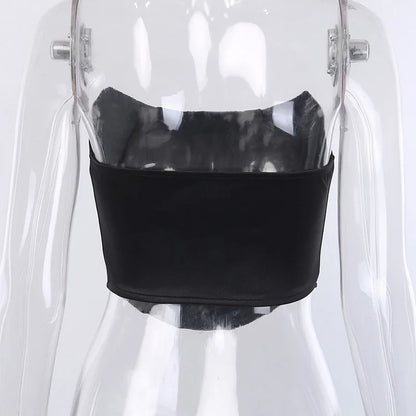 Sleeveless Off Shoulder Fashion Tank Tops