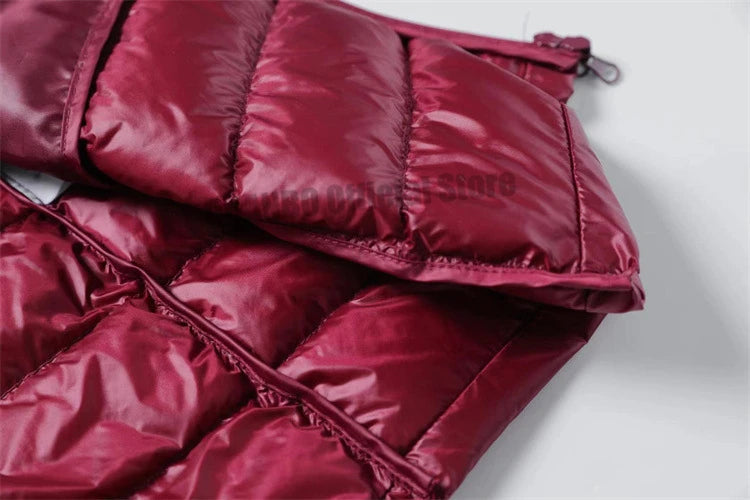 Ultra Lightweight Packable Long Puffer Jacket
