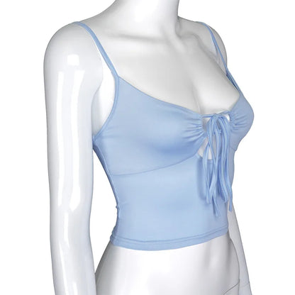 Women’s Fashion Solid Color Camisole Crop Top