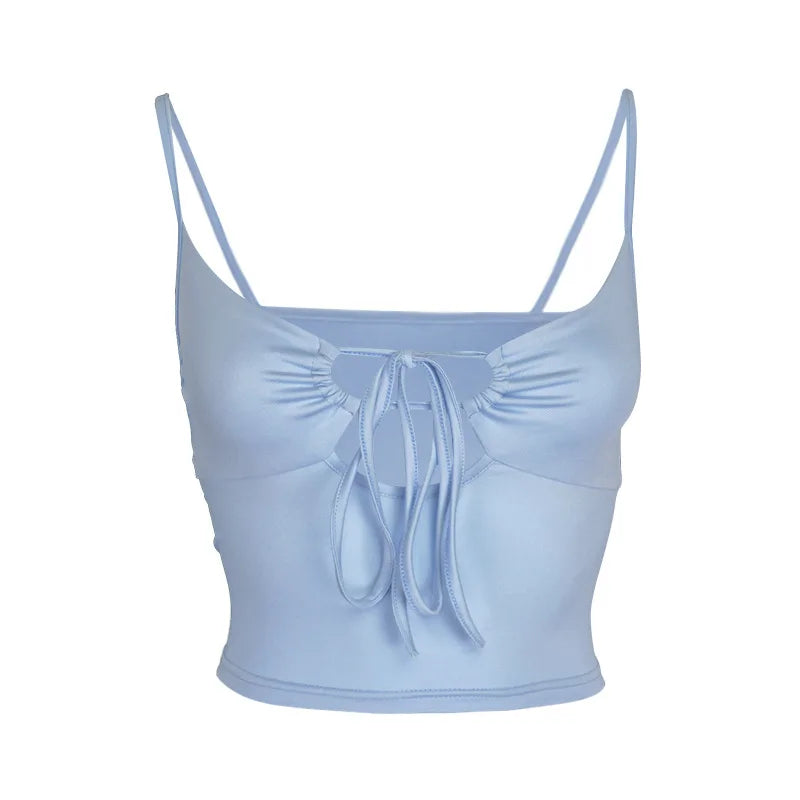 Women’s Fashion Solid Color Camisole Crop Top