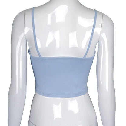 Women’s Fashion Solid Color Camisole Crop Top