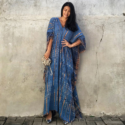 2025 New Arrival Dali Tie-Dye Cover-Ups Dress