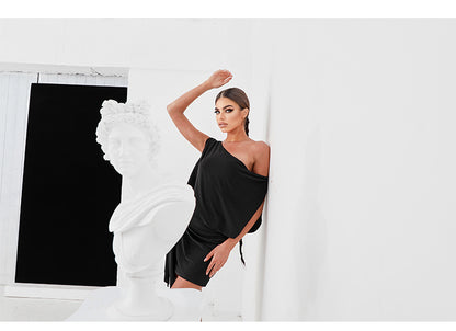 Zym Shoulder Strap Sheath Loose Dress