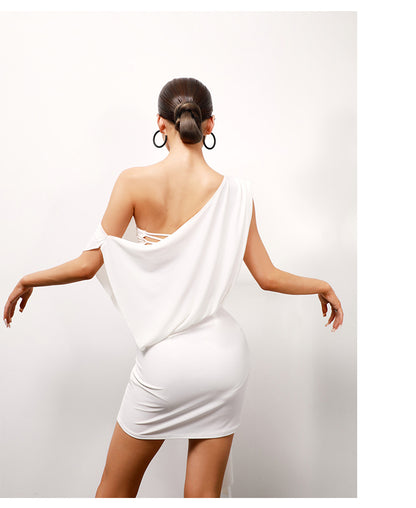 Zym Shoulder Strap Sheath Loose Dress