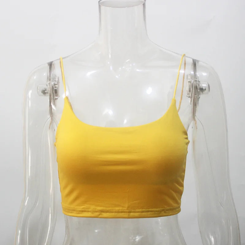 Women Summer Camisole Crop Tops