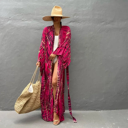 Robe Femme Long Dress Bikini Cover Ups