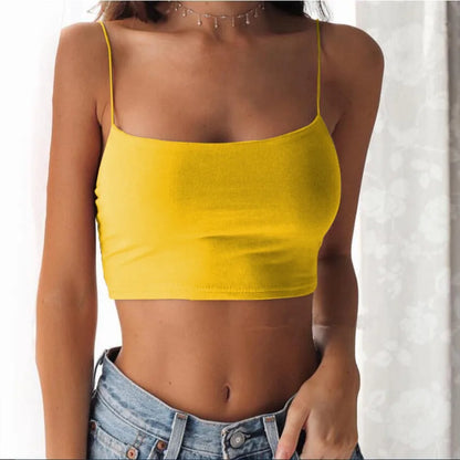 Women Summer Camisole Crop Tops