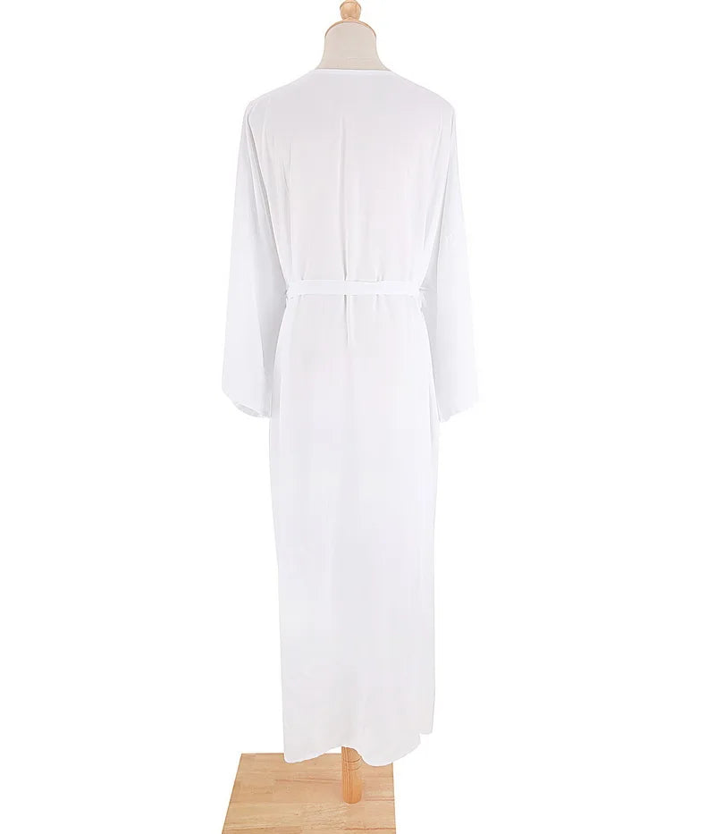 Solid Cotton Bikini Cover Ups