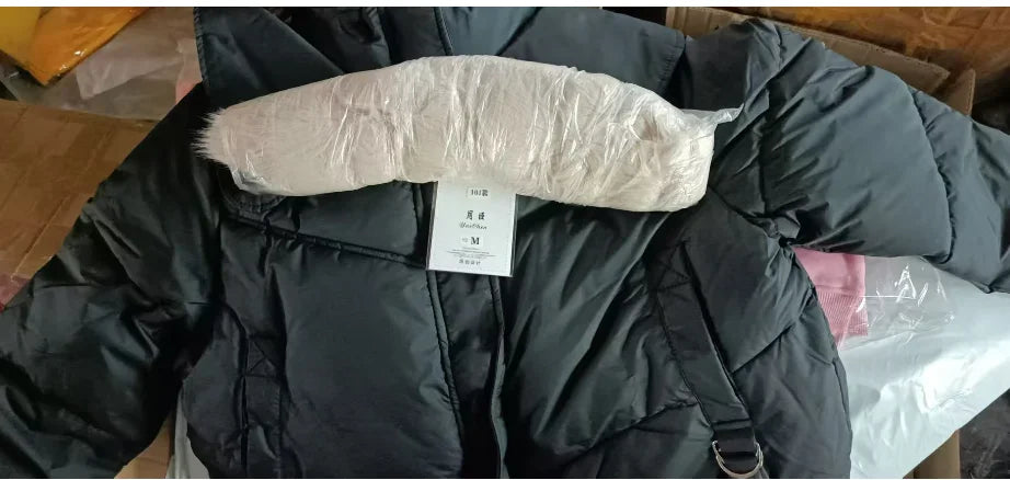 Fur Collar Winter Women Puffer Jacket