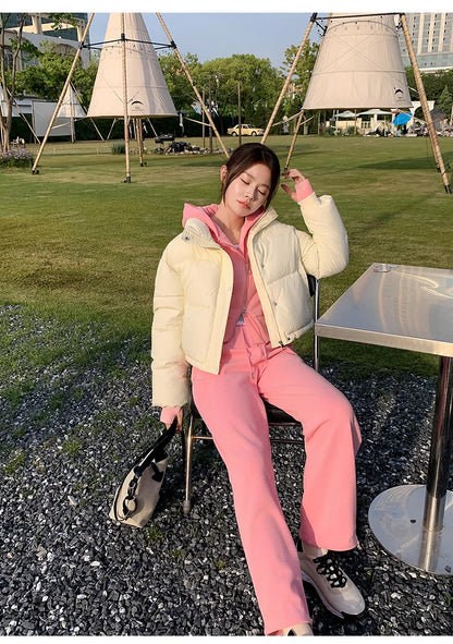Parkas Warm Stand Collar Cold Puffer Jacket