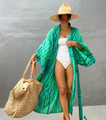 Robe Femme Long Dress Bikini Cover Ups