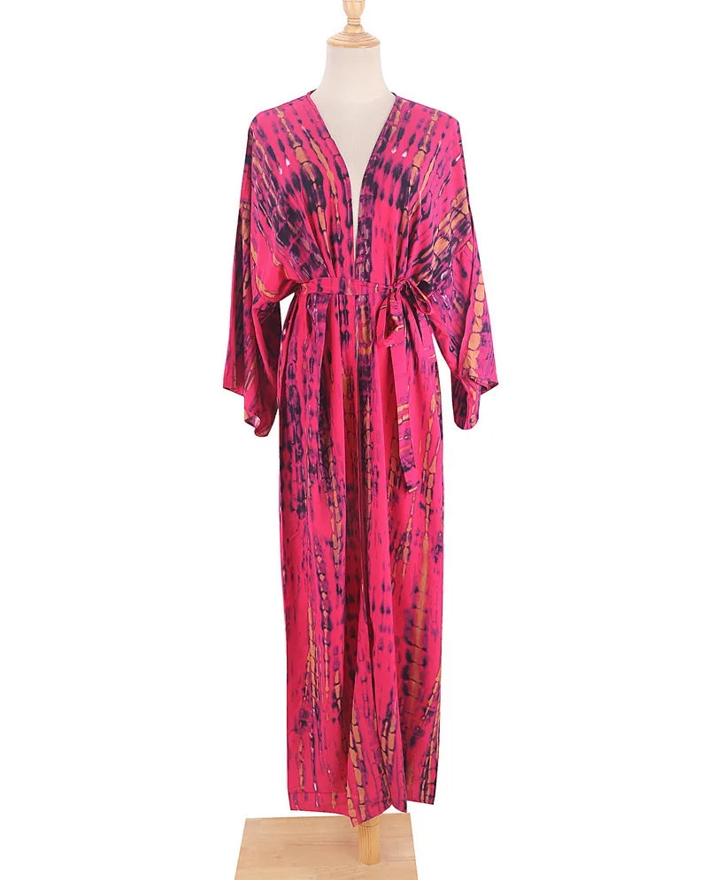 Robe Femme Long Dress Bikini Cover Ups