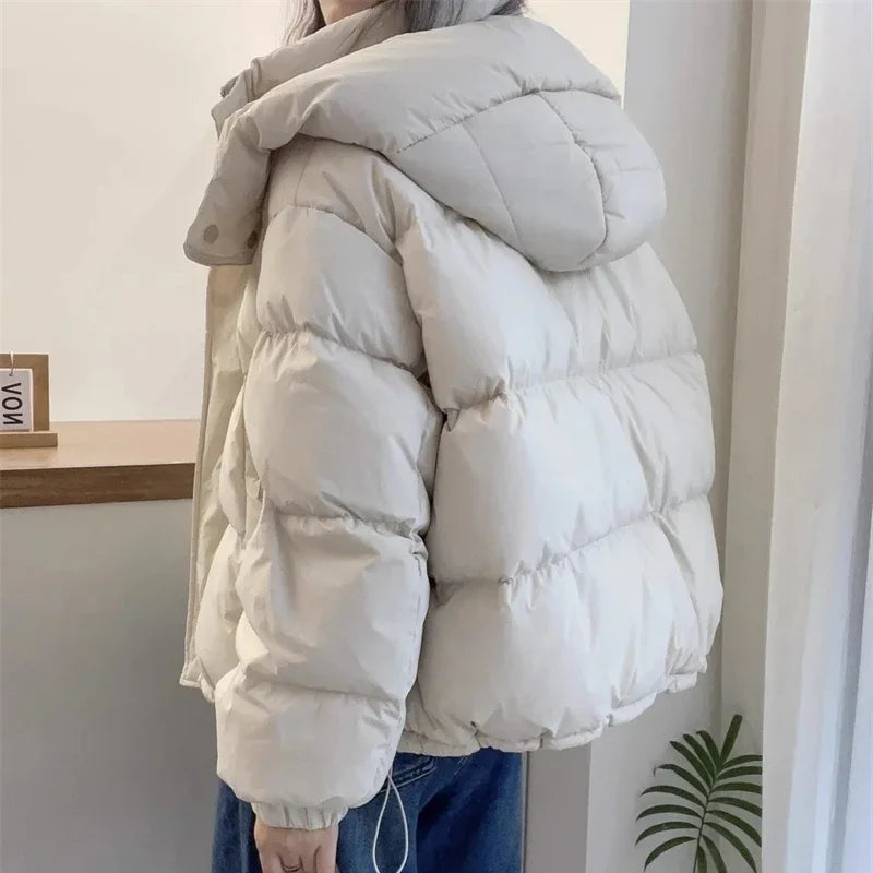 Cotton Parkas Thick Warm Loose Puffer Jacket