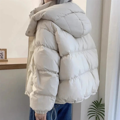 Cotton Parkas Thick Warm Loose Puffer Jacket