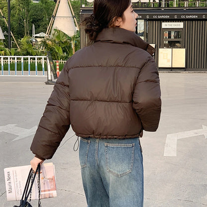 Parkas Warm Stand Collar Cold Puffer Jacket