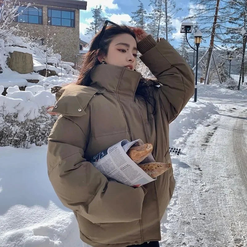 Winter Warn Casual Loose Women's Puffer Jacket