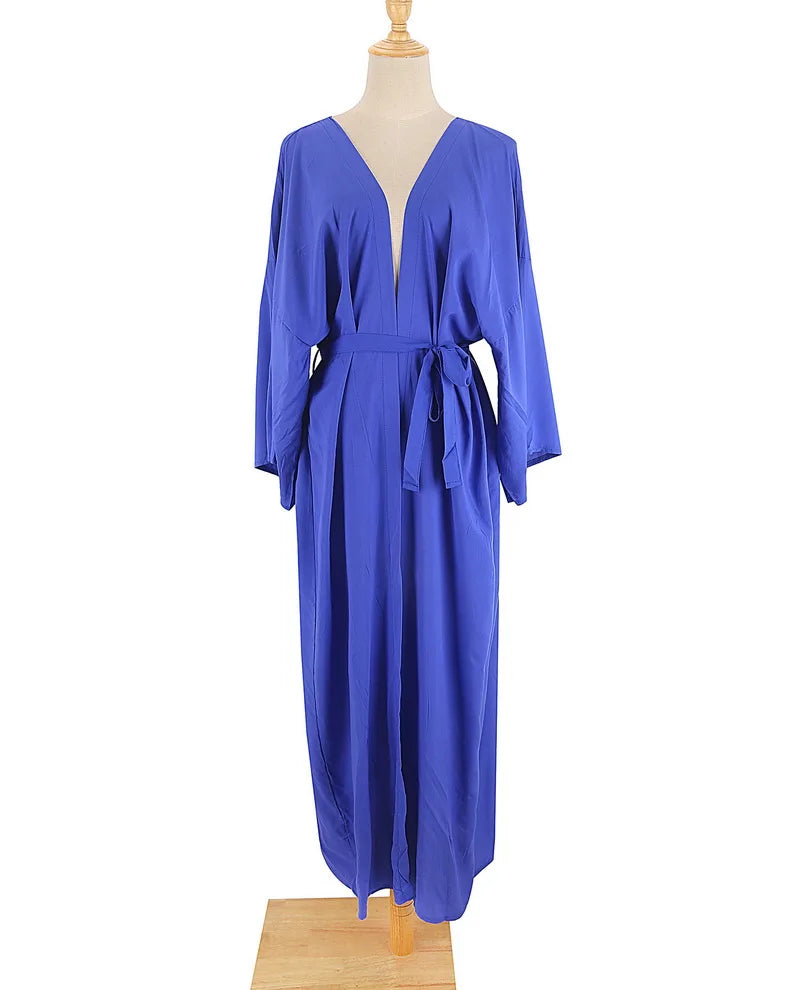 Solid Cotton Bikini Cover Ups
