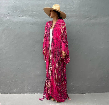 Robe Femme Long Dress Bikini Cover Ups