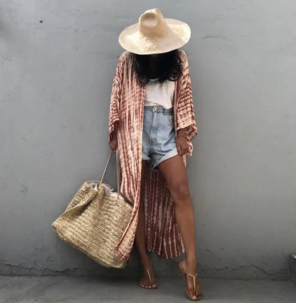 Robe Femme Long Dress Bikini Cover Ups