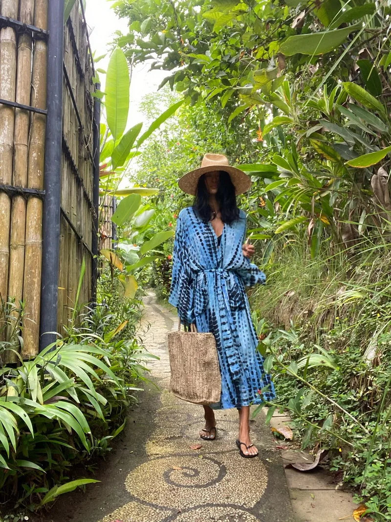 Robe Femme Long Dress Bikini Cover Ups