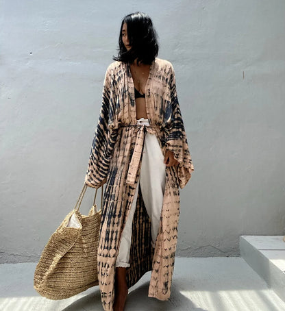 Robe Femme Long Dress Bikini Cover Ups