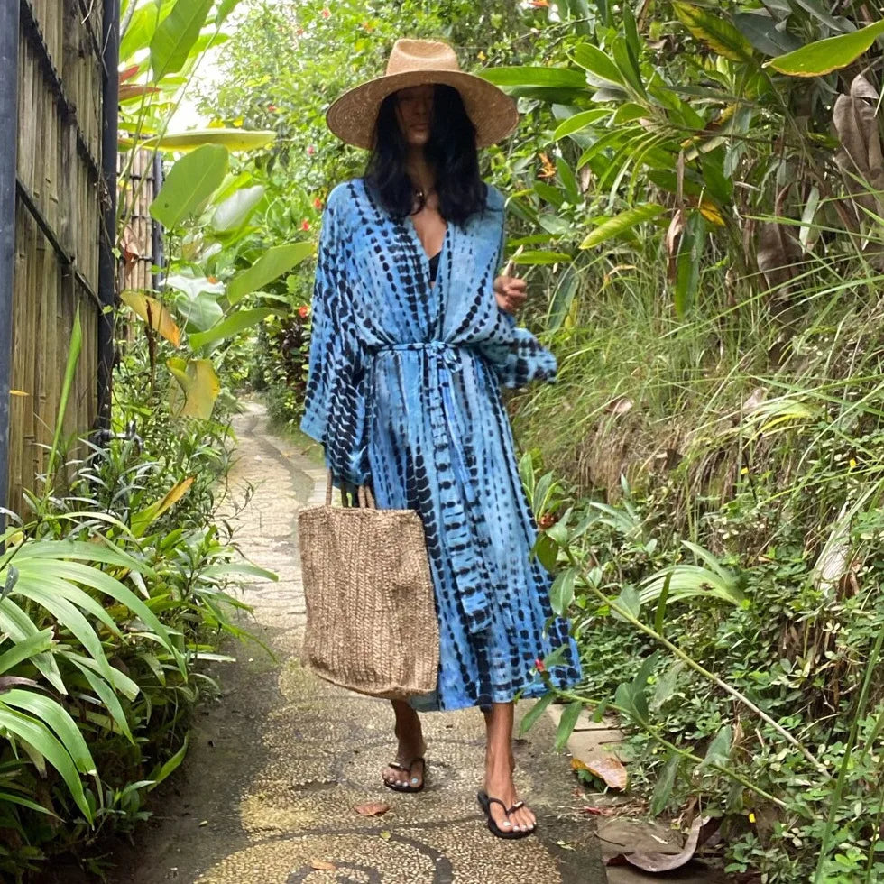 Robe Femme Long Dress Bikini Cover Ups