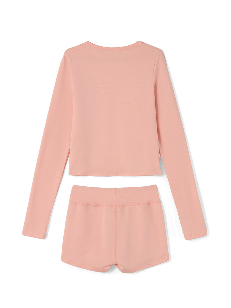 Women's 2 Piece Long Sleeve Crewneck