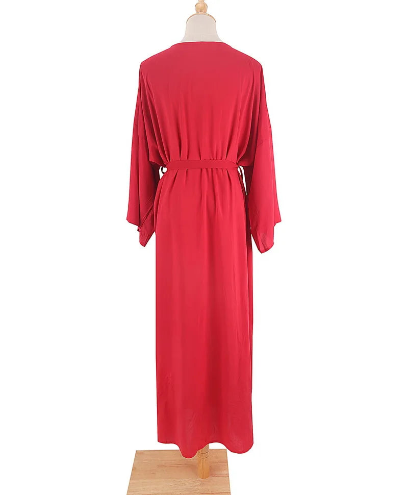 Solid Cotton Bikini Cover Ups